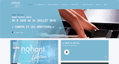 Desktop Screenshot of festivalnohant.com